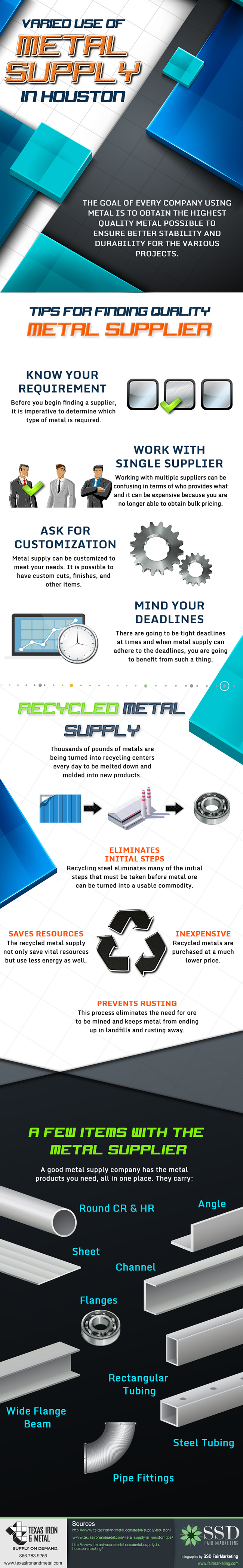 Varied Use Of Metal Supply In Houston